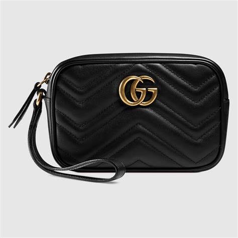 gucci marmont wrist wallet|Gucci Marmont coin case.